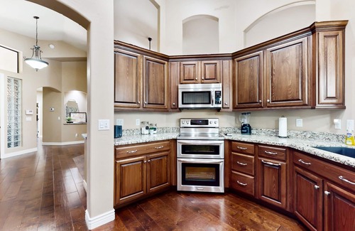 Litchfield Greens Casa | Dog-friendly house with firepit, game room, water view, fireplace-30 day stays