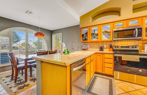 Palm Valley Casa | Dog-friendly home with pool, firepit, fast WiFi, central AC, & washer/dryer