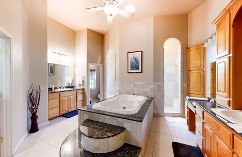 Kerrville Casa | Dog-friendly luxury home with private pool, fireplaces, home theatre, grill, W/D