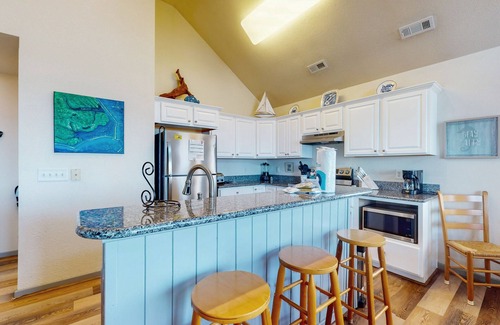Buxton Casa | Dog-friendly, sound-front home with 2 sundecks, fireplace, & private hot tub