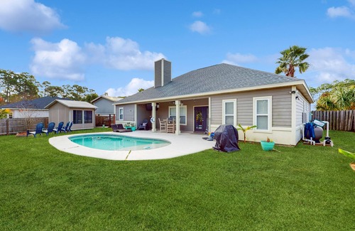 Upper Grand Lagoon Casa | Dog-friendly home , private pool, patio, firepit, AC, & W/D, snow bird friendly