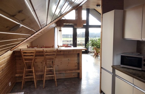 Jameln Apartamento | Apartamento apto para perros con una vista panorámica de la hermosa Wendland