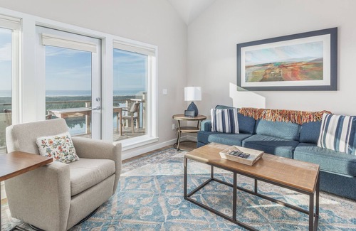 Pacific City Casa | Dogs OK, Deck with Ocean and River Views. Private Hot Tub/Indoor Community Pool