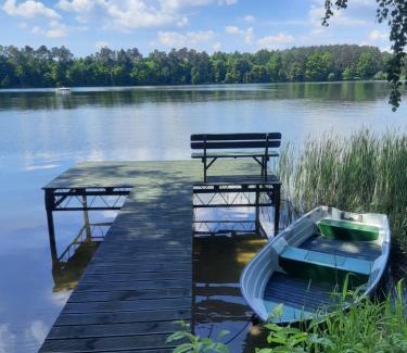 gmina Lubiewo Casa | Dom nad Jeziorem Bory Tucholskie Pomost Łódka