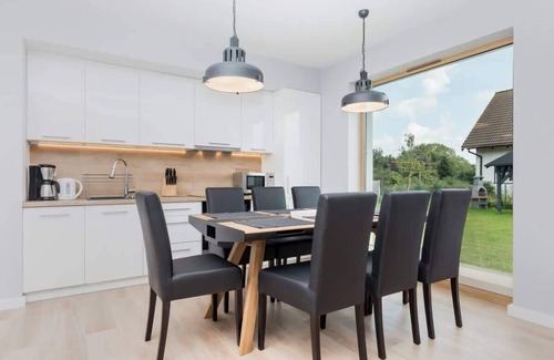 Kolczewo Casa | Casa de vacaciones Posejdon B con 2 dormitorios, jacuzzi y sauna
