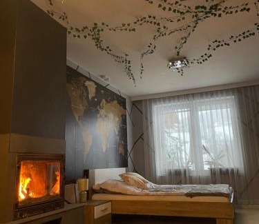 Tokarnia Apartamento | Dom w górach z kominkiem i balią ogrodową Sielanka