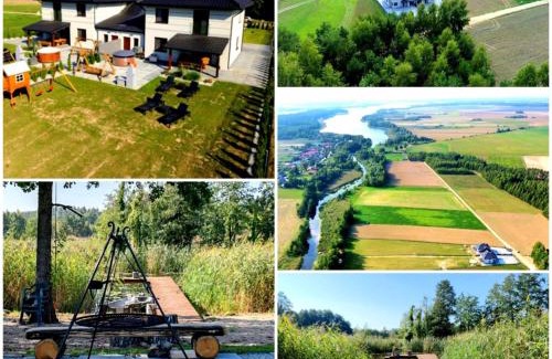 Szeligi Apartamento | Dom wakacyjny Bliźniacza Natura nad rzeką, Makosieje