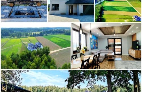 Szeligi Apartamento | Dom wakacyjny Bliźniacza Natura nad rzeką, Makosieje
