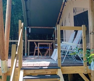 Celles-sur-Durolle Otro | Domaine de Marchal - Le balcon du Parc - tente éco-lodge