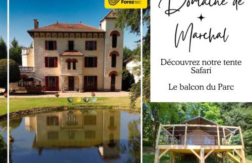 Celles-sur-Durolle Otro | Domaine de Marchal - Le balcon du Parc - tente éco-lodge