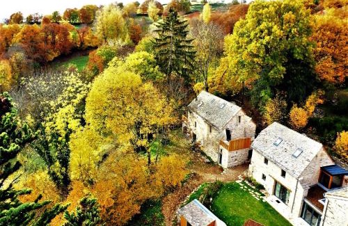 Saint-Germain-du-Teil Cama Y Desayuno | Domaine des Maréquiers chambre Pimprenelle