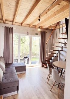 Uniescie Apartamento | Domki - Bursztynowy Zakątek - Mielno 300m od morza