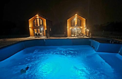 Krajno Pierwsze Casa | Domki Diabolina - sauna, jacuzzi, klimatyzacja, kominki