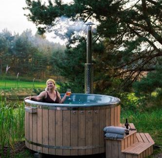gmina Stezyca Casa | Domki na Kaszubach z banią jacuzzi - Gołubie - Sikorska Dolina III
