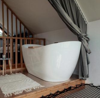 Stary Gierałtow Casa | Domki Pod Lasem - Domek Brzozowy
