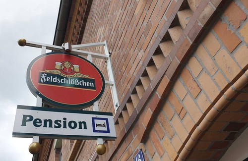 Großraschen Cabaña | Doppelzimmer - Pension Pizzeria Verona