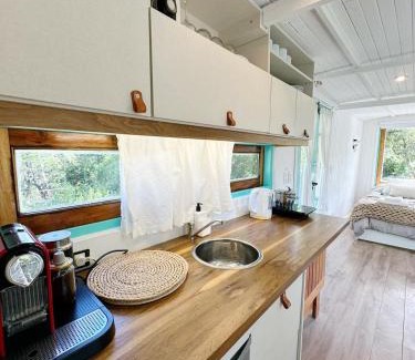 San Martin de los Andes Chalet De Esquí | Dos Tiny Houses con Vista Espectacular, 2 Baños y Bosque Privado para 2 Parejas