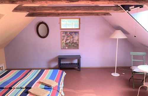Amt Neuhaus Cama Y Desayuno | Habitacion Doble-Romántico-Baño Privado-Vista al bosque-Zimmer 1