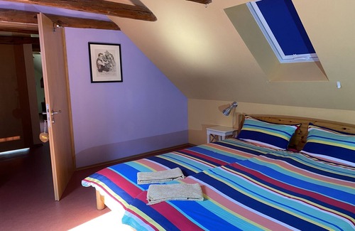 Amt Neuhaus Cama Y Desayuno | Habitacion Doble-Romántico-Baño Privado-Vista al bosque-Zimmer 1