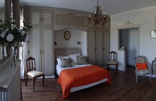 Montlouis-sur-Loire Casa | Habitacion Doble-Lujoso-Baño con ducha-Vista al Jardín