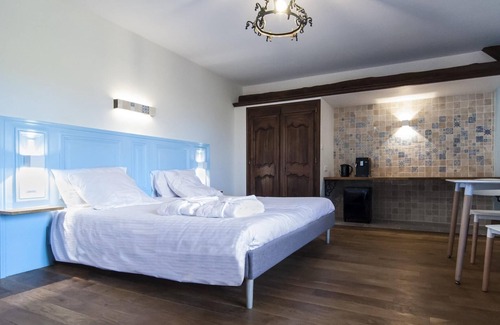 Eguilly Cama Y Desayuno | Habitacion Doble-De Lujo-Baño en la habitacion-Vista al Jardín-Avec Hammam