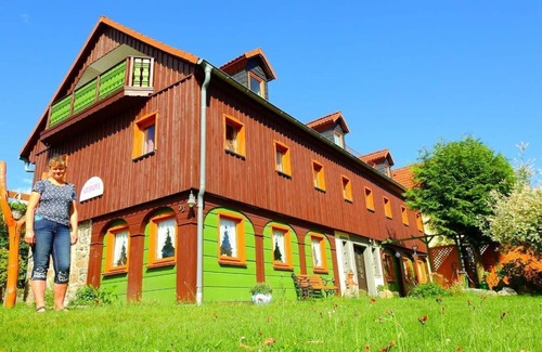 Eibau Cabaña | Habitación doble Flax - Pension Grandel