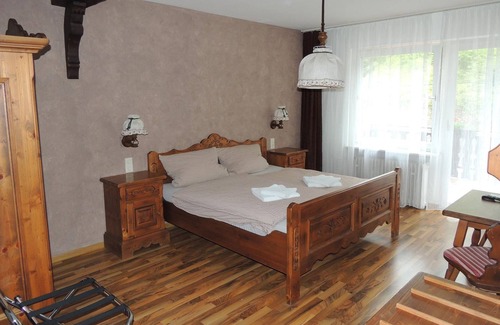 Sankt Goarshausen Casa | Double room, shower or bath, toilet, balcony - Hotel Café Herrmanns Mühle