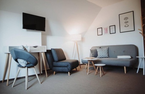 Vendersheim Apartamento | Habitación doble, ducha, aseo - Strausswirtschaft & Gästehaus Janson, bodega