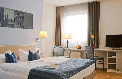 Leipziger Vorstadt Casa | Habitación doble, ducha, aseo - Hotel Novalis Dresden