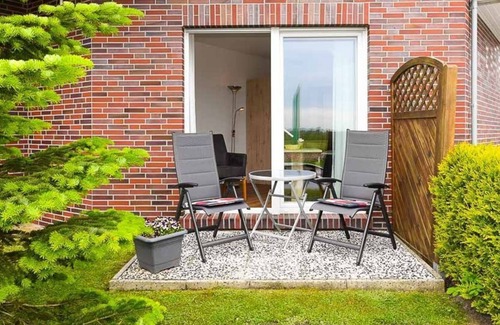 Neuharlingersiel Cabaña | Double room with balcony or terrace - Double room in the Hotel-Pension