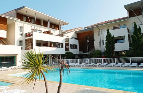 Moliets-et-Maa Apartamento | Douceur océane: T3 apartment with swimming pool and sauna, 3 minutes from the beach