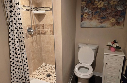 Clinton Township Casa | Downstair rm, wit pri-bath room, wifi, 55in.TV microwave, sm-fridge, office desk
