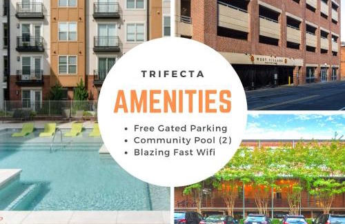 Downtown Apartamento | Downtown Durham 2BR Apt Walk Everywhere & Wifi
