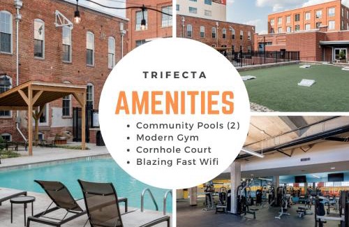 Downtown Apartamento | Downtown Durham 2BR Apt Walk Everywhere & Wifi