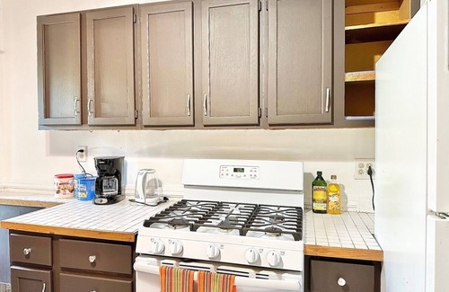 Oak Park Apartamento | Downtown Oak Park/Fast WIFI/Free Parking/ Victorian Home/Sleeps 6