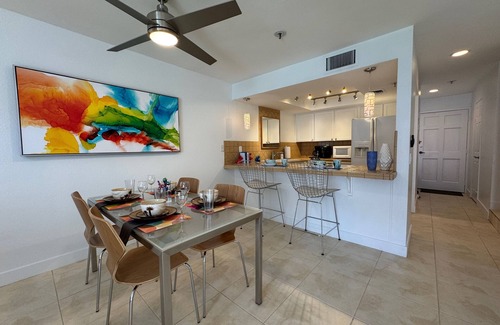 Baristo Condominio | Downtown Palm Springs Holiday Loft – New Decor, View Patio, S/W Pools