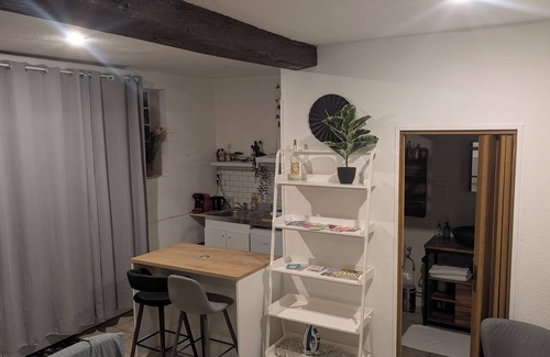 Saint-Michel Apartamento | Downtown studio with private patio