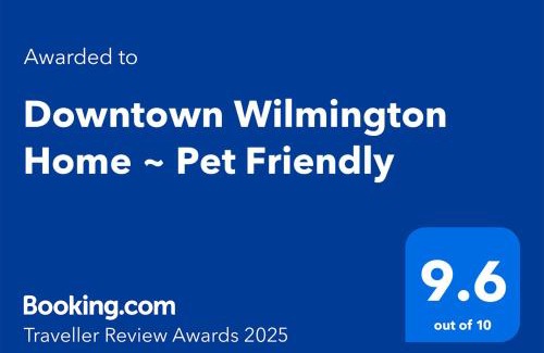 Wilmington Casa | Downtown Wilmington Home ~ Pet Friendly