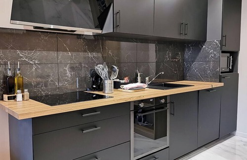 Moyen-Vernet Apartamento | Les Dragons Catalans-Estudio-Romántico-Baño en la habitacion-Vista al patio
