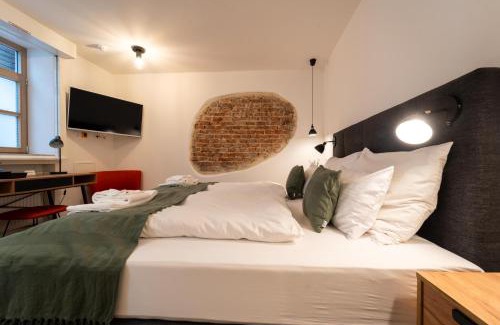 Old Town Apartamento | dreamcation Altstadthotel Regensburg, Mikro Apartments mit Küche