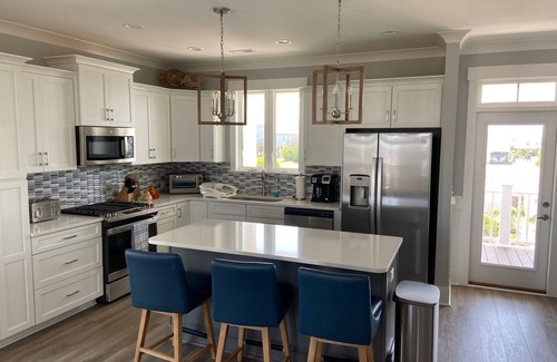 Oak Island Casa | DreamWaver - Beautiful new home w/ pool steps from the beach!