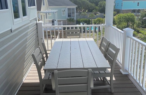 Oak Island Casa | DreamWaver - Beautiful new home w/ pool steps from the beach!