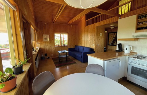 Langanesbyggð Cabina | Dreamy cabin with a garden