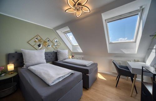 Omsewitz Apartamento | DresdenStay 3 Schlafzimmer 2 Bäder Balkon Kamin PS4
