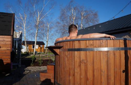 gmina Jadow Casa | Drewniany Zakątek z sauną i jacuzzi