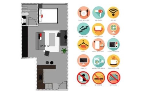 Zona 15 Apartamento | DST1 Convenient studio in zone 15