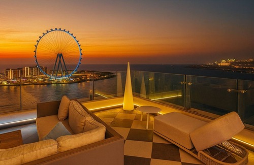 Dubai Marina Apartamento | JBR Beach Walk Increíble Penthouse 6 arriba 8 pax 180 metros cuadrados piso 41 ° ¡Vista al mar!