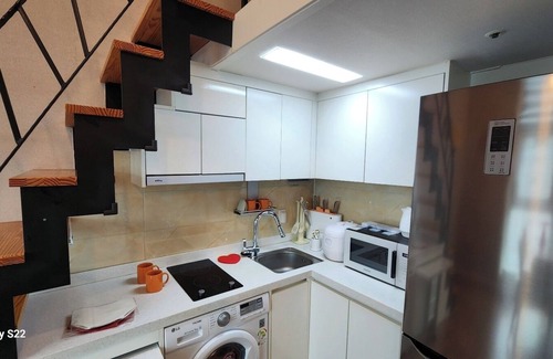 Samseong-dong Apartamento | Duplex 2-bedroom apartment in Gangnam with air conditioning