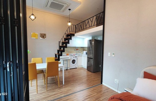 Samseong-dong Apartamento | Duplex 2-bedroom apartment in Gangnam with air conditioning