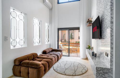Semlalia Apartamento | Duplex 5 Chambres à Marrakech Luxe, Vue Piscine